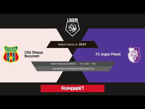 LNBM 2021-2022: Steaua București - FC Argeș Pitești