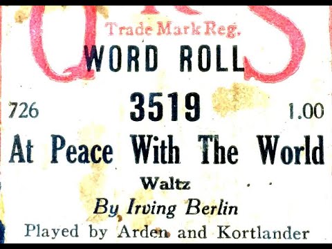Franklyn Baur "At Peace with the World" (Irving Berlin song) Columbia 642-D (1926)