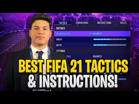 BEST CUSTOM TACTICS AND INSTRUCTIONS FOR FIFA 21 ULTIMATE TEAM!!