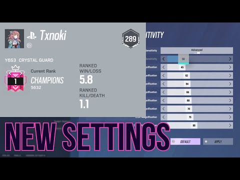 #1 BEST CONSOLE SETTINGS/SENSITIVITY: Ranked Highlights - Rainbow Six Siege PS5 Gameplay