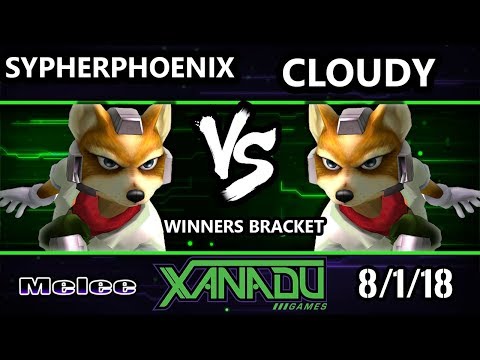 S@X 261 SSBM - SypherPhoenix (Fox) Vs. Cloudy (Fox) Smash Melee Winners Bracket