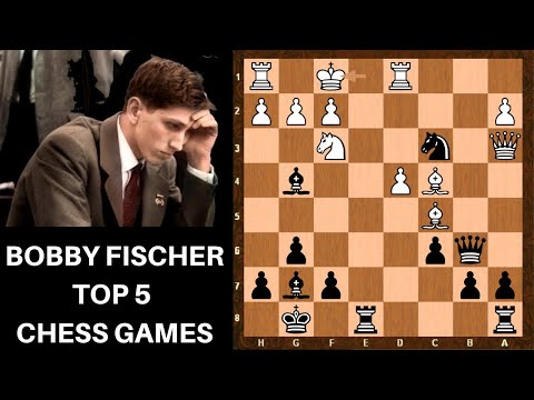 Top 5 Bobby Fischer Chess Games of all time