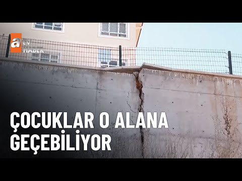 Çökme tehlikesi olan okula sıralı önlem! - atv Ana Haber 9 Kasım 2024