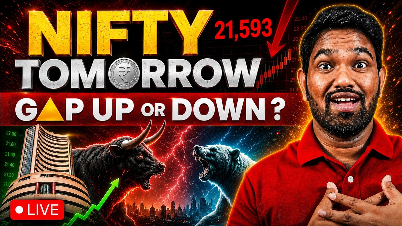 🔴Nifty Monday Gap Up or Down? | Nifty & Sensex Prediction Tomorrow | 20 Aug | Investographer