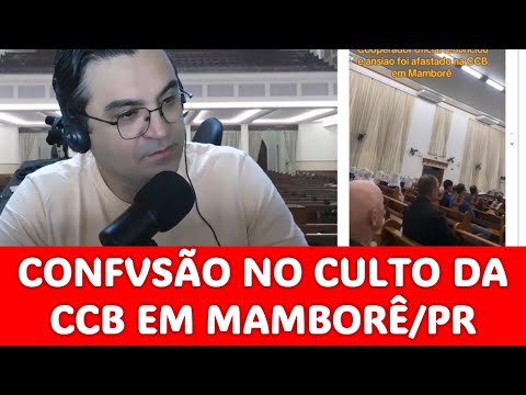 🚨💥Confusão: CCB de Mamborê/PR - Ancião VS Cooperador.