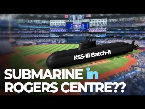 장보고3 잠수함을 스포츠 경기장에 경기장에 넣는다면?