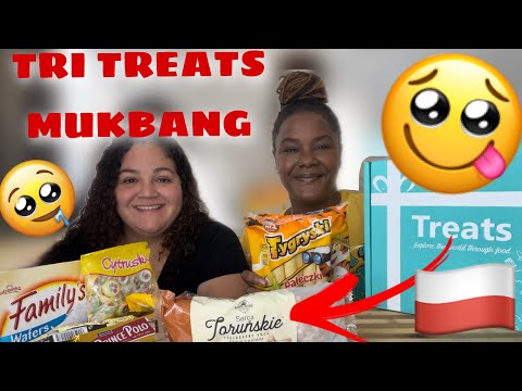 TRY TREATS REVIEW | SNACKS FROM POLAND | MUKBANG  #trytreats #internationalsnacks