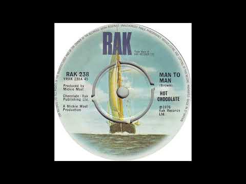 UK New Entry 1976 (163) Hot Chocolate - Man To Man
