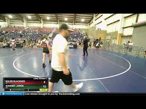 97 Lbs Cons. Round 5 - Kaleb Blackner, UT Vs Konner Larkin, AZ Ca72