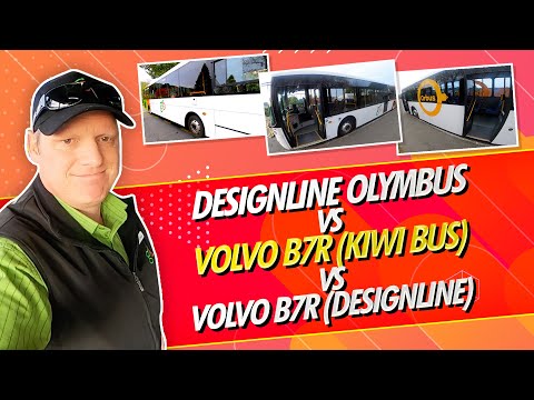 【Volvo vs Volvo vs Olymbus】Urban Bus type comparison!! Dunedin NZ