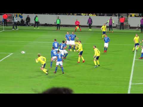 Goal put Sweden in World cup vs Italy play off 2018