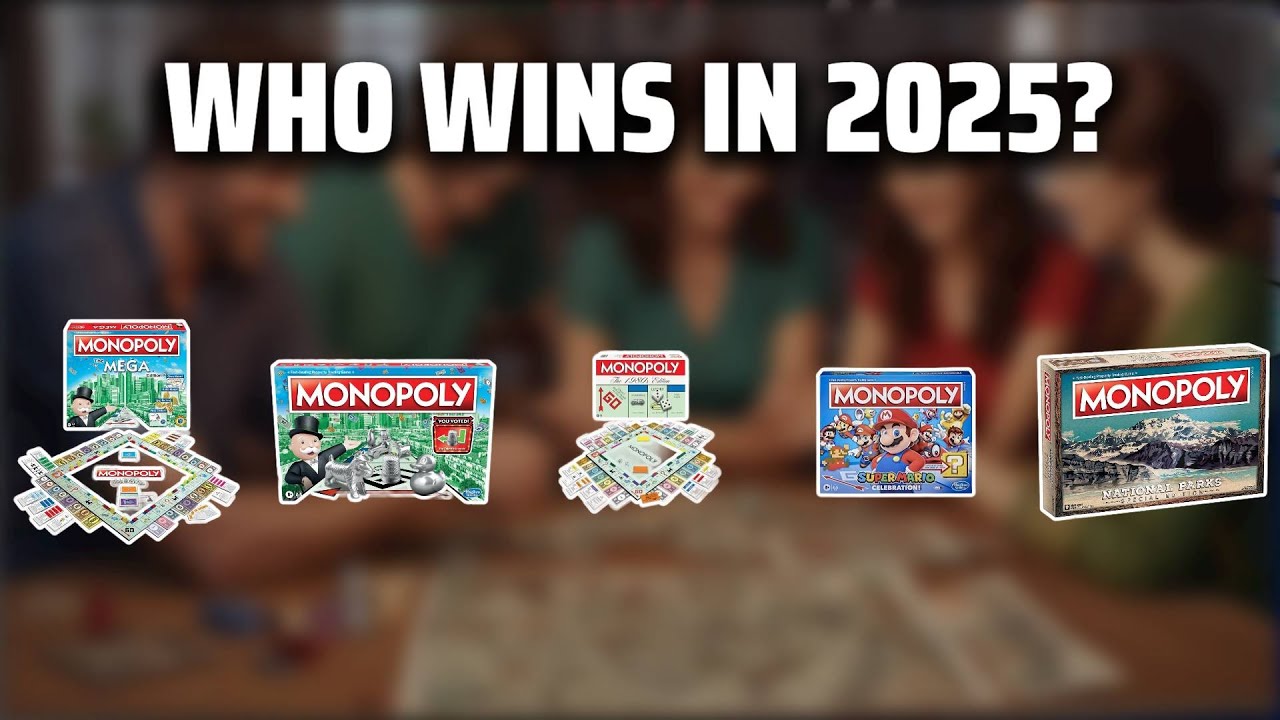 The Top 5 Best Monopoly Board Games in 2025 - Must Watch Before Buying!