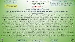 124 - شرح صحيح ابن خزيمة : كتاب الوضوء - الحديث 124 || ماهر ياسين الفحل image