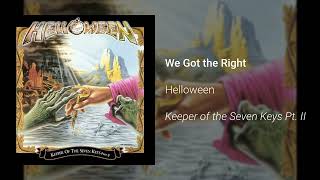 Helloween - &quot;WE GOT THE RIGHT&quot; (Official Audio)