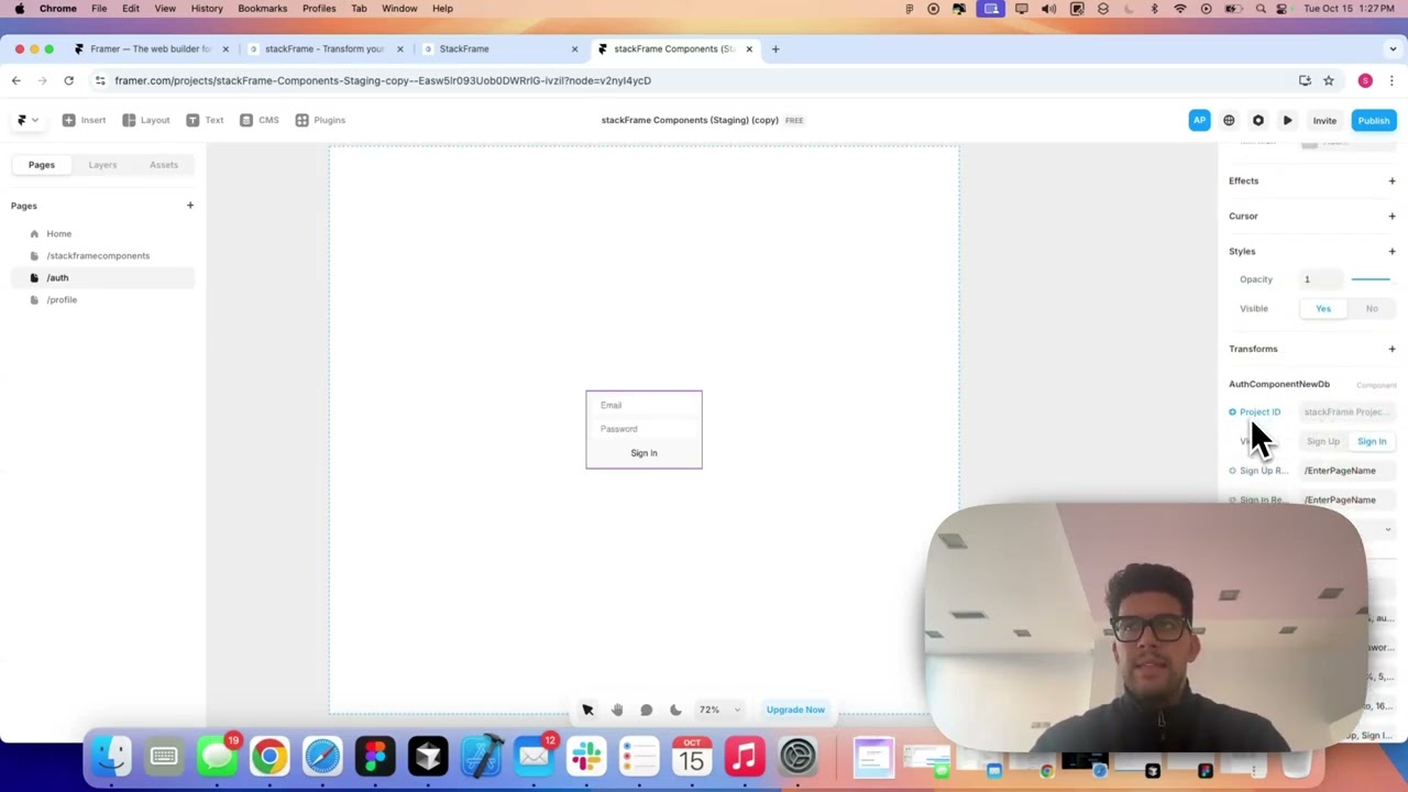 Build a web app with User Auth & User Profiles in less than 10 minutes without writing code!
