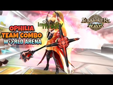 Ophilia Team Combo in World Arena Ep. 5 - Summoners War