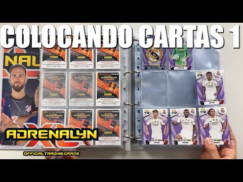 COLOCANDO CROMOS en el ÁLBUM ADRENALYN XL 2025-26 LIGA EA SPORTS #1