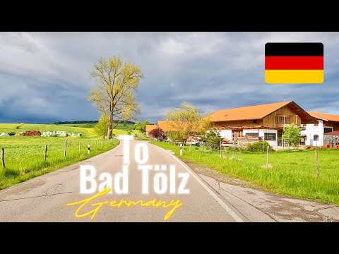 Driving in Germany in May 2023 from Riegsee to Bad Tölz