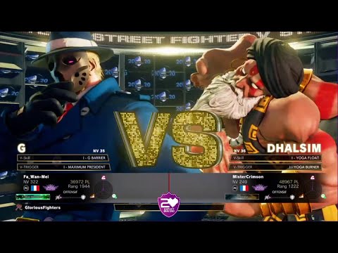 [Esport] Finale SFV:CE - FaWanMei (G / Nash) VS Mister Crimson (Dhalsim)