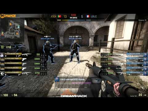 k1ck vs. LDLC | Halbfinale, DreamHack 2014 - Valencia | de_ inferno Map 1