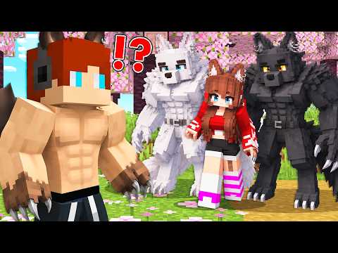 TJ Met WEREWOLF GIRL AND Become WOLF in VILLAGE!? Can JJ ESCAPE?  - Maizen Minecraft JJ & Mikey