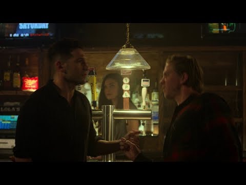 Marvel's Punisher Season 2 Drunk guy crack on to Beth ''That's classy'' scene [1080p]