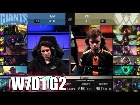 GIANTS vs Vitality | Week 7 Day 1 S6 EU LCS Spring 2016 | GIA vs VIT G2 W7D1