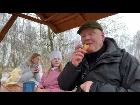 Schüler,s on Tour Sonntagswandern zur ehm. innerdeutschen Grenze mit Kaffeekochen