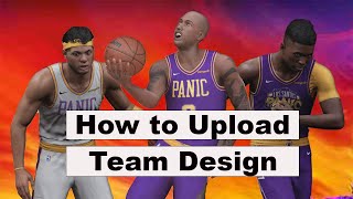 How to Upload Team Design Image in NBA 2K23