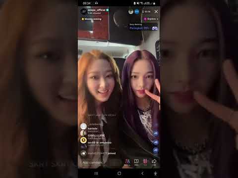 aespa live tiktok 230422