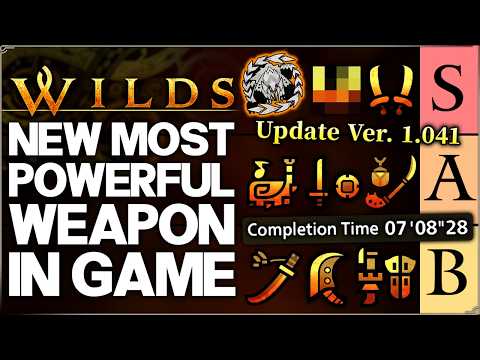 Monster Hunter Wilds - New BEST Highest Damage Weapon in Game - AT Arkveld Tier List Ranked Guide!