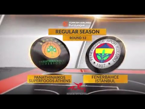EuroLeague Highlights RS Round 12: Panathinaikos Superfoods Athens 81-70 Fenerbahce Istanbul
