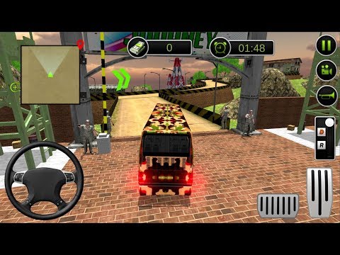 US Army Bus Driver 2019 #1 - Soldier Transport Games Android Gameplay