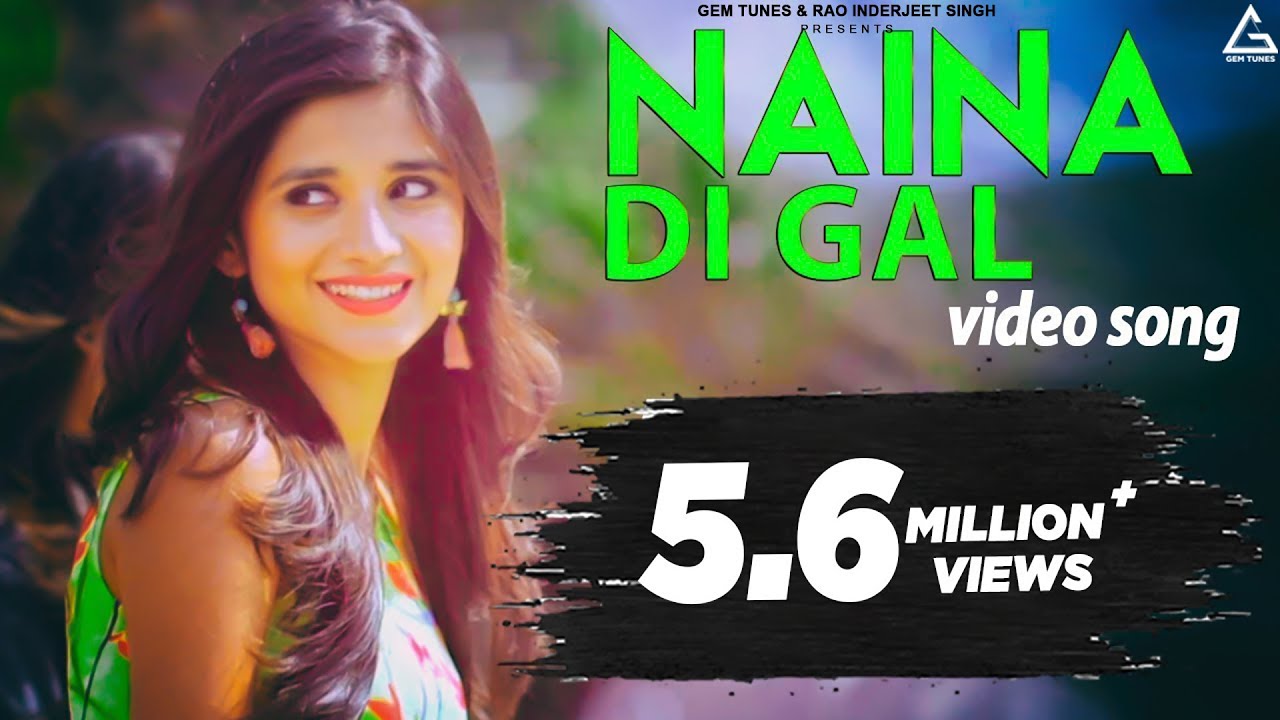 Naina Di Gal (Title) Lyrics  | Naina Di Gal | Sukh Lahoria, Kanika Mann | Daniel Dollar, Vishal Pahwa | Mridul Vashisht M.Vee