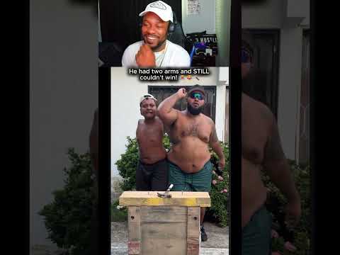 BRO LOST A HAMMERING CONTEST TO A GUY WITH NO ARMS!
