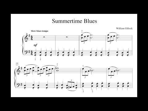 William Gillock - Summertime Blues
