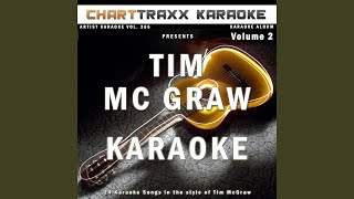 Smilin' (Karaoke In the Style of Tim McGraw)