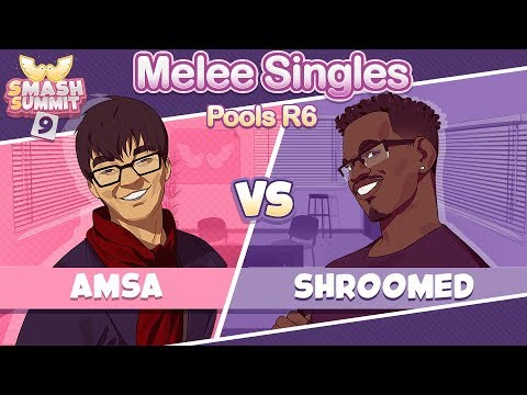 aMSa vs Shroomed - Swiss Pools: Round 6 Melee Singles - Smash Summit 9 | Yoshi vs Sheik