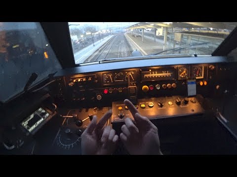 Train Driver's POV Zwolle - Groningen ICM 2018 manual whistling