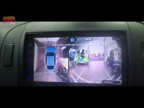 iBEAM 360 Degree Bird View 3D Camera System Kit Installation Kenwood DMX125BT - Project 620