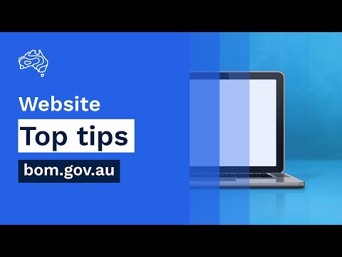 Top tips for using our website bom.gov.au