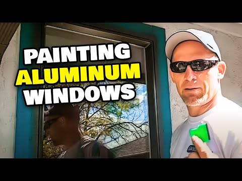 How to paint metal or aluminum windows