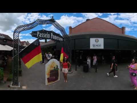 🚶 Walking Tour POMERODE; Santa Catarina, BRASIL- 360° VR