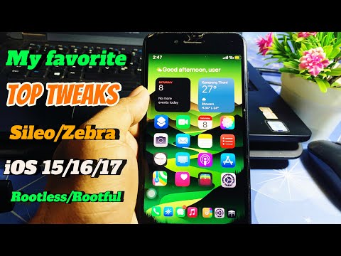 TOP Tweaks my favorite Jailbroken iOS 15/16/17 All devices