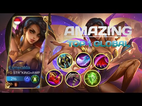 Amazing Top 1 Global Esmeralda`• Full Set Build
