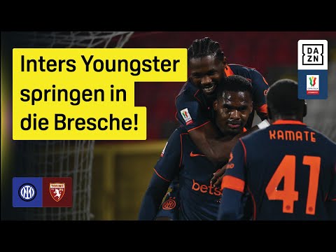 Französische Inter-Kombi: Inter Mailand - FC Turin | Viertelfinale | Coppa Italia | DAZN Highlights