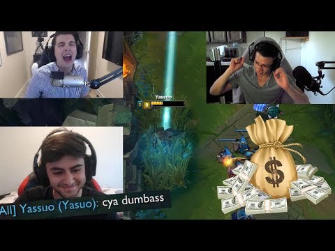 Yassuo: "Cya" | Shiphtur: "Give Me Money" | Donation Voice Rapping - LoL Funny Stream Moments #179