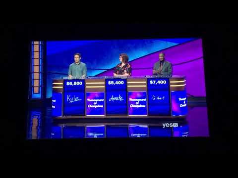 Double Jeopardy, Tournament Of Champions 2019 Day 1 - 3rd Daily Double (11/4/19)