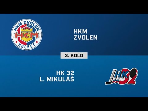 3. kolo: HKM Zvolen - HK 32 Liptovský Mikuláš 7:2 (HIGHLIGHTY)