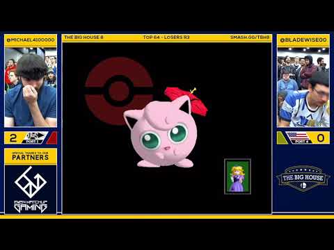 The Big House 8 - Losers - (Jigglypuff) UGS | Michael vs W2W | Bladewise (Peach)